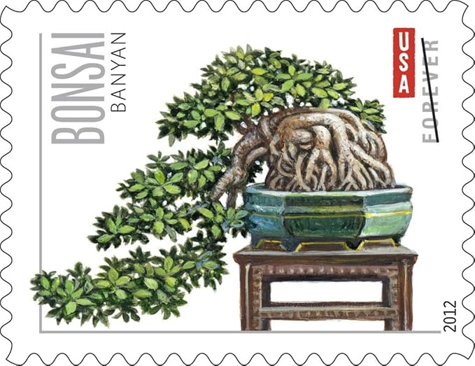 Forever Stamps 2012 Bonsai Trees-Cultural Heritage Collection, First-Class Postage