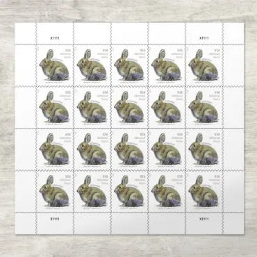 Additional Ounce Stamps 2021 Brush Rabbit-Nature Series, Postage