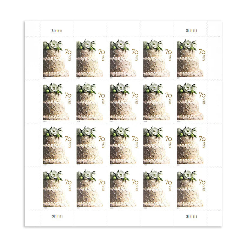 First Class Stamps 2014 Wedding Cake-Wedding Invitation, 70¡é Postage