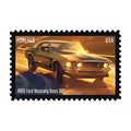 Forever Stamps 2022 Pony Cars-Classic Muscle Cars Collection, First-Class Postage