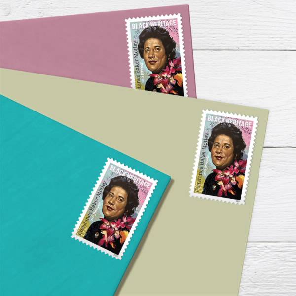 Forever Stamps 2024 Constance Baker Motley-Black Heritage, First-Class Postage