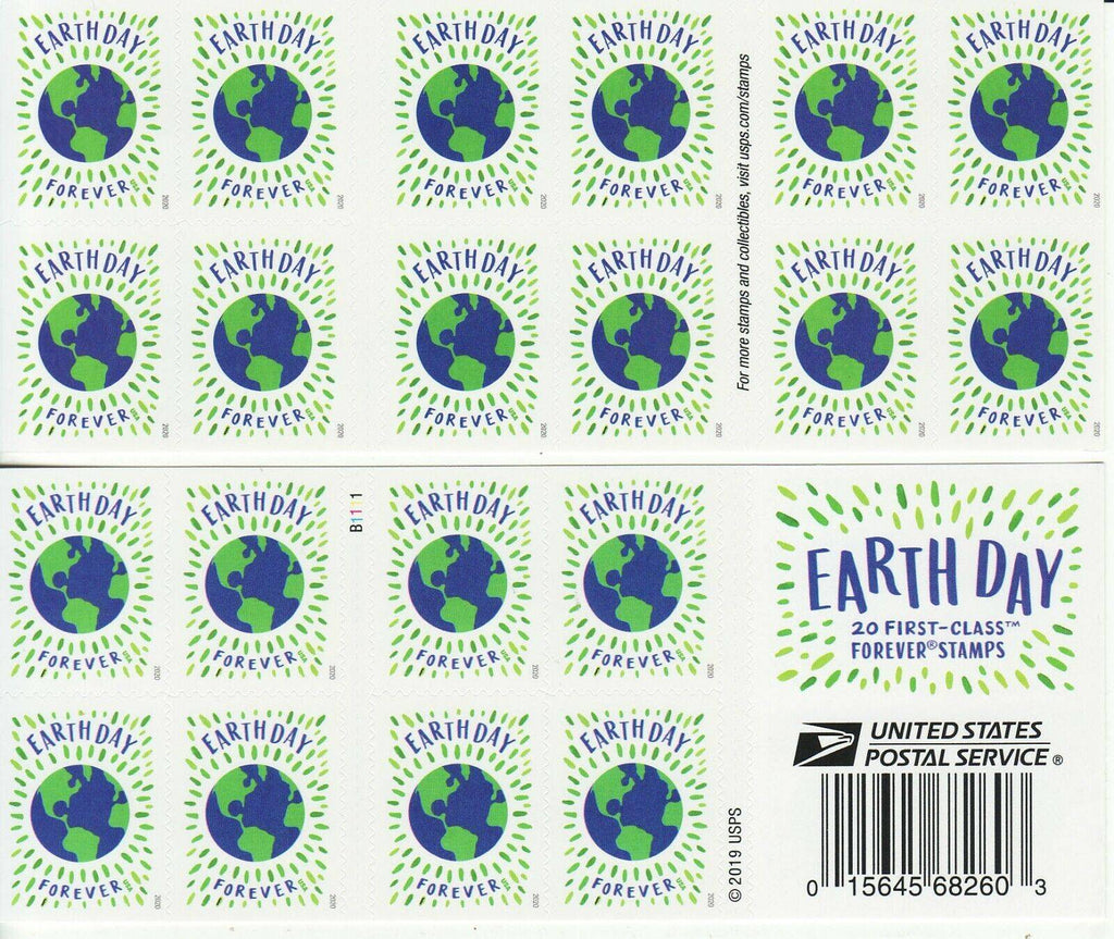 Forever Stamps 2020 Earth Day-Awareness, First-Class Postage