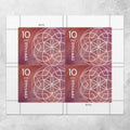 $10 Stamps 2023 Floral Geometry-Art Collection, High Value Postage