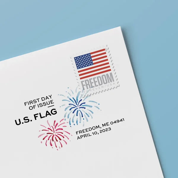 Forever Stamps 2023 U.S. Flag-Modern Patriotic Symbol, First-Class Postage