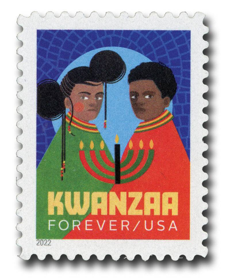 Forever Stamps 2022 Kwanzaa-Holiday Celebration, First-Class Postage