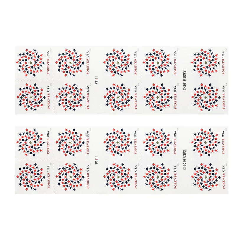 Forever Stamps 2016 Patriotic Spiral-National Pride, First-Class Postage