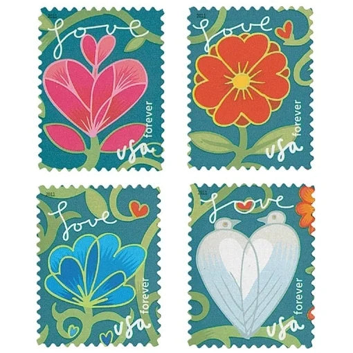 Forever Stamps Garden of Love-Love & Celebration, First-Class Postage