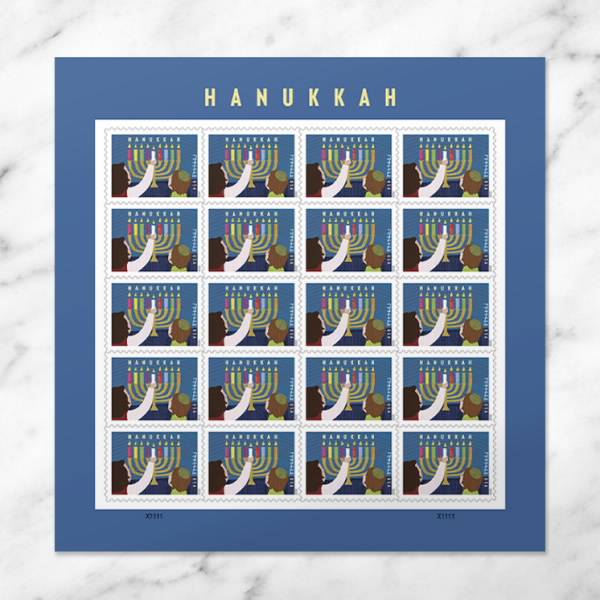 Forever Stamps 2020 Hanukkah-Festival Greeting, First-Class Postage