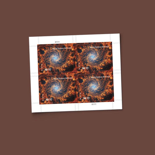 $10.10 Stamps 2025 Spiral Galaxy NGC 628-Astronomy Collection, Priority Mail Express Rate