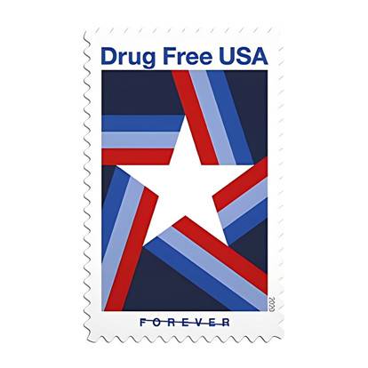 Forever Stamps 2020 Drug Free USA-Awareness, First-Class Postage