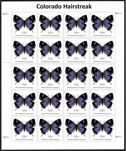 $1.12 Stamps 2021 Colorado Hairstreak Butterfly-Non-Machinable Surcharge, First-Class Rate