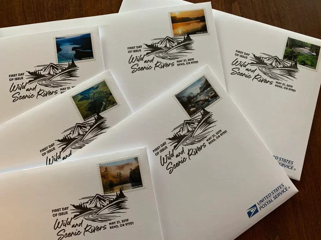Forever Stamps 2019 Wild and Scenic Rivers-Natural Beauty Series, First-Class Postage