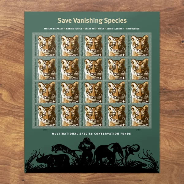 85¡é Save Vanishing Species Stamps 2011-Conservation Cause, First-Class Rate