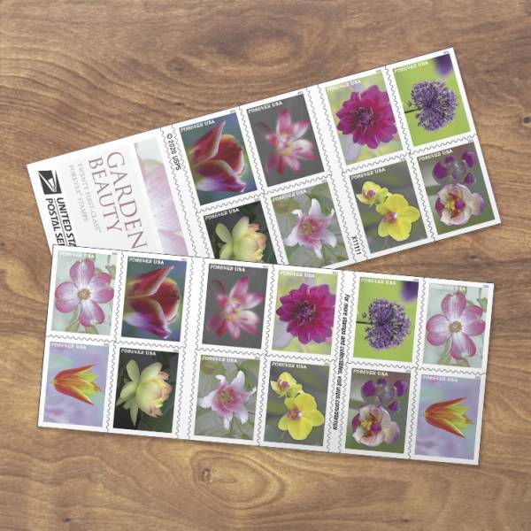 Forever Stamps 2021 Garden Beauty-Nature Series, First-Class Postage