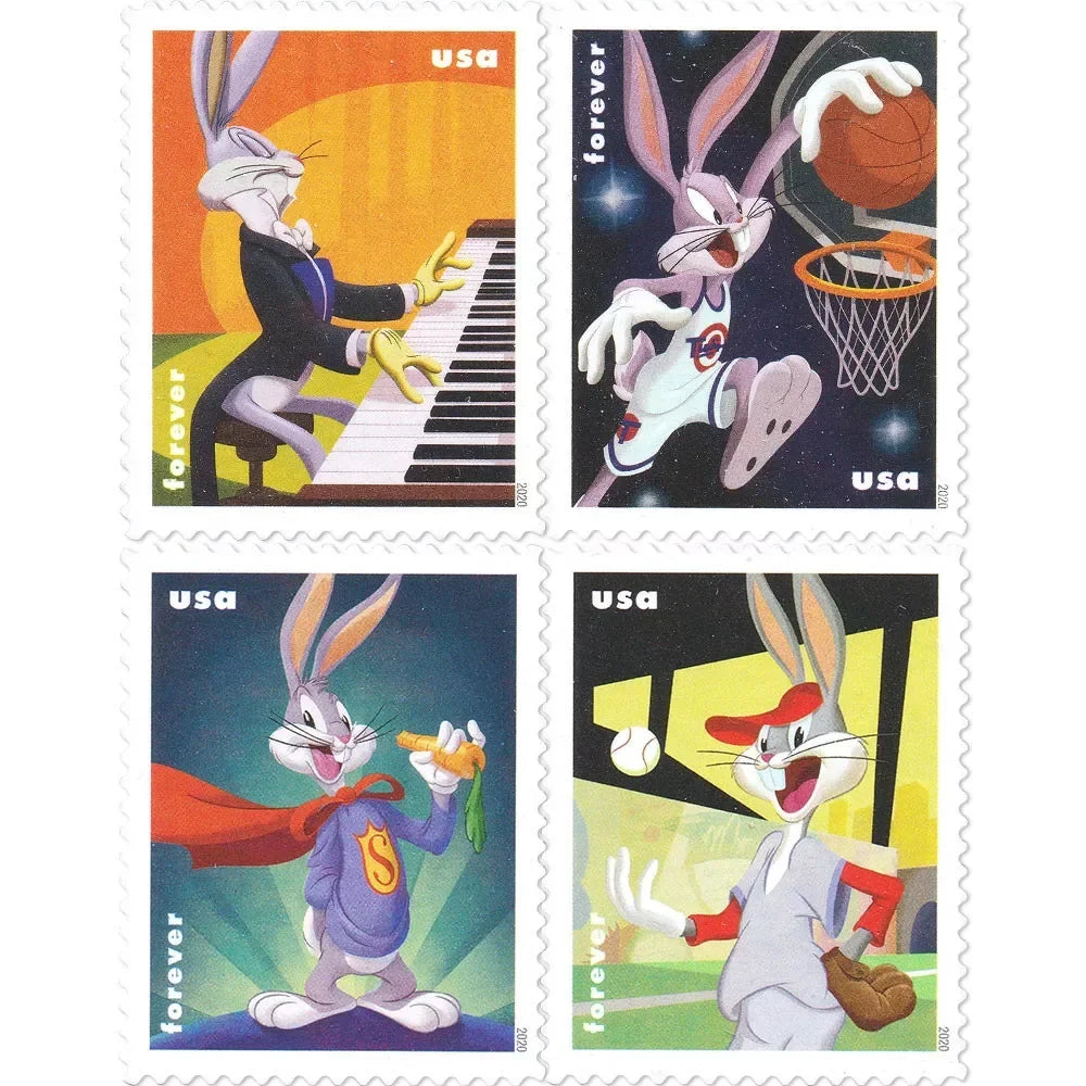 Forever Stamps 2020 Bugs Bunny-Entertainment Icons, First-Class Postage