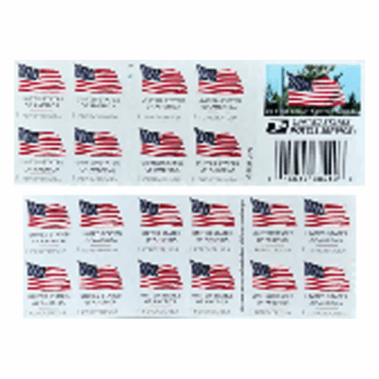 Forever Stamps 2025 U.S. Flag-Patriotic Symbol, First-Class Postage