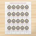 Forever Stamps 2025 Navy-250 Years of Service, Honor & Service, First-Class Postage