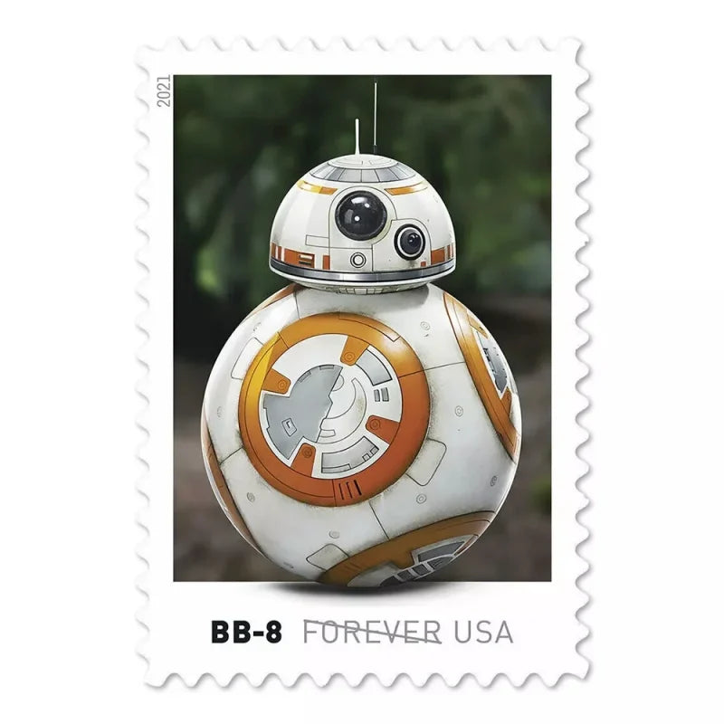 Forever Stamps 2021 Star Wars Droids-BB-8, First-Class Postage