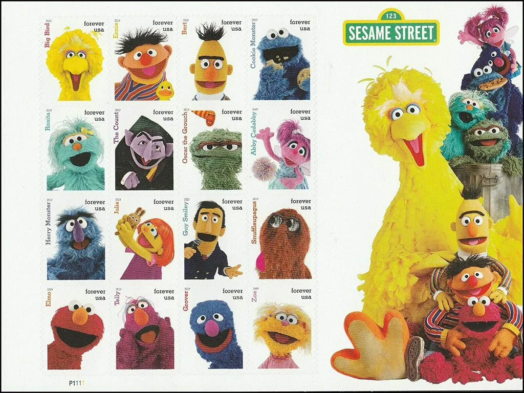 Forever Stamps 2019 Sesame Street-Children¡¯s Favorites, First-Class Postage