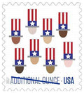Additional Ounce Stamps 2017 Uncle Sam¡¯s Hat-Patriotic, First-Class Rate