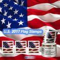 Forever Stamps 2017 U.S. Flag-Patriotic Symbol, First-Class Postage