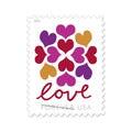 Forever Stamps 2019 Hearts Blossom-Love Message, First-Class Postage