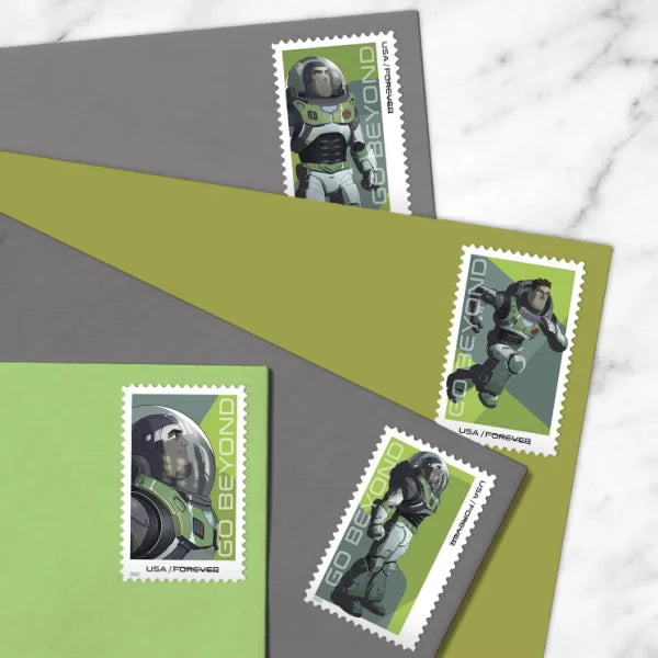 Forever Stamps 2022 Go Beyond: Buzz Lightyear-Pop Culture Series, First-Class Postage