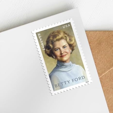 Forever Stamps 2024 Betty Ford-Commemorative Issue, First-Class Postage