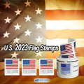 Forever Stamps 2023 U.S. Flag Coil-Modern Patriotic Symbol, First-Class Postage
