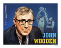 Forever Stamps 2024 John Wooden-Basketball Coach, Commemorative Issue, First-Class Postage