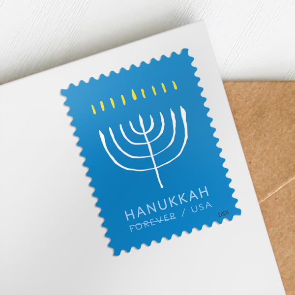 Forever Stamps 2024 Hanukkah-Holiday Celebration, First-Class Postage