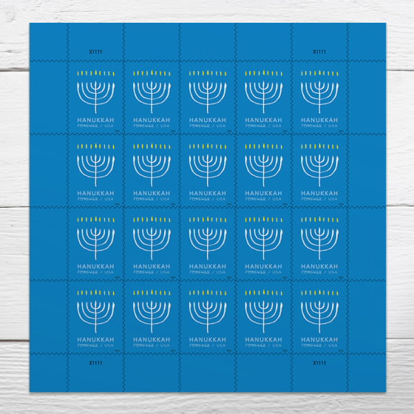 Forever Stamps 2024 Hanukkah-Holiday Celebration, First-Class Postage