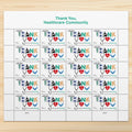 Forever Stamps 2024 Healthcare Community Thank You-Awareness & Appreciation, First-Class Postage