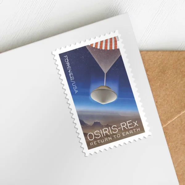 Forever Stamps 2023 OSIRIS-REx Return to Earth-Space Exploration, First-Class Postage