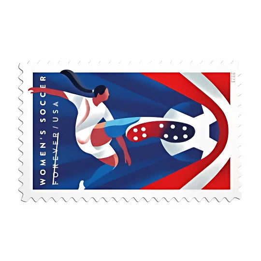 Forever Stamps 2023 Women¡¯s Soccer-Celebrating Female Athletes, First-Class Postage