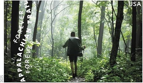 Forever Stamps 2025 Appalachian Trail-Scenic Landscapes, First-Class Postage