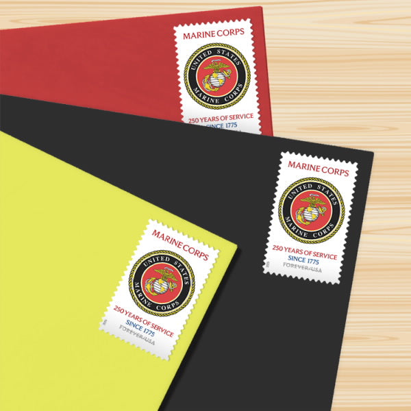 Forever Stamps 2025 Marine Corps-250 Years of Service, Honor & Service, First-Class Postage