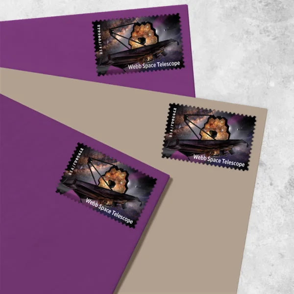 Forever Stamps 2022 James Webb Space Telescope-Space Exploration, First-Class Postage